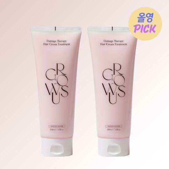 Крем для поврежденных волос Growers 220 мл Двойной специальный