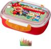 Anpanman Bento Box, 1 Tier, Dishwasher and Microwave Safe, Made In Japan, 360ml, Red (Bento Box, Balanced)