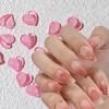 20Pcs/Pack Nail Ornaments Decorative DIY Paste Easily Stylish Ladies Peach Heart Art Decorations Parts Manicure Supplies