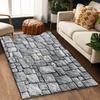 Stone Brick Wall Pattern Area Mat Mat for Mat for Entryway Bedroom Living Room Dorm Game Room Office Rugs for Living Room Decor