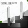 Эксклюзивно для новичков: Портативная пилка для ногтей из нержавеющей стали - 0.01 Бесплатная доставка