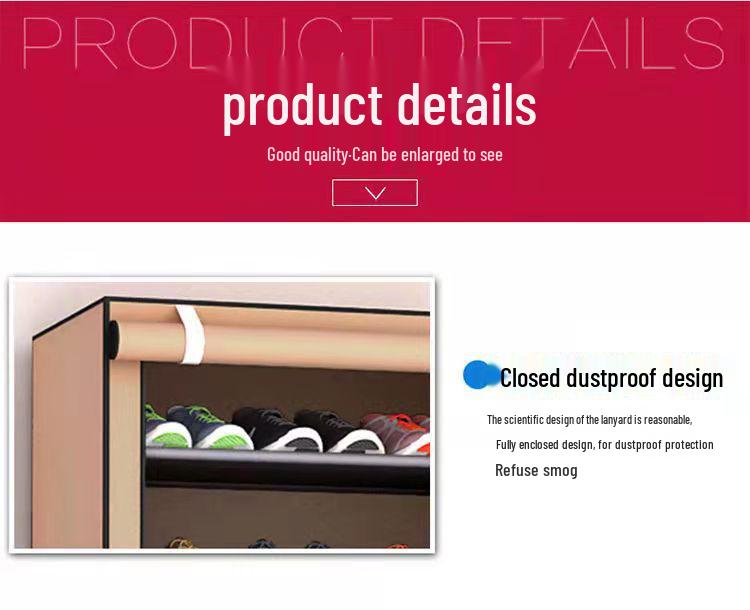 Многоярусная пылезащитная металлическая обувница для общежитий и хранения