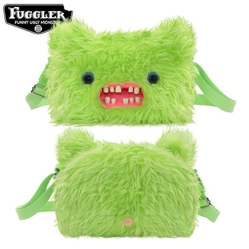 Плюшевые игрушки Fugglers Сумка через плечо Мистер Пуговицы Кричащий Черный Монстр Мягкая Плюшевая Сумка на плечо Кукла на день рождения Подарки