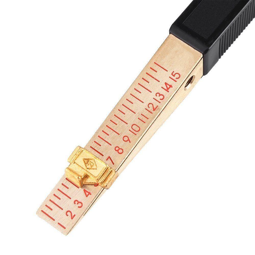 Engineering Cursor Measure Tool Engineer Wedge Shaped Feeler Gauge Vernier Caliper Detection Ruler
