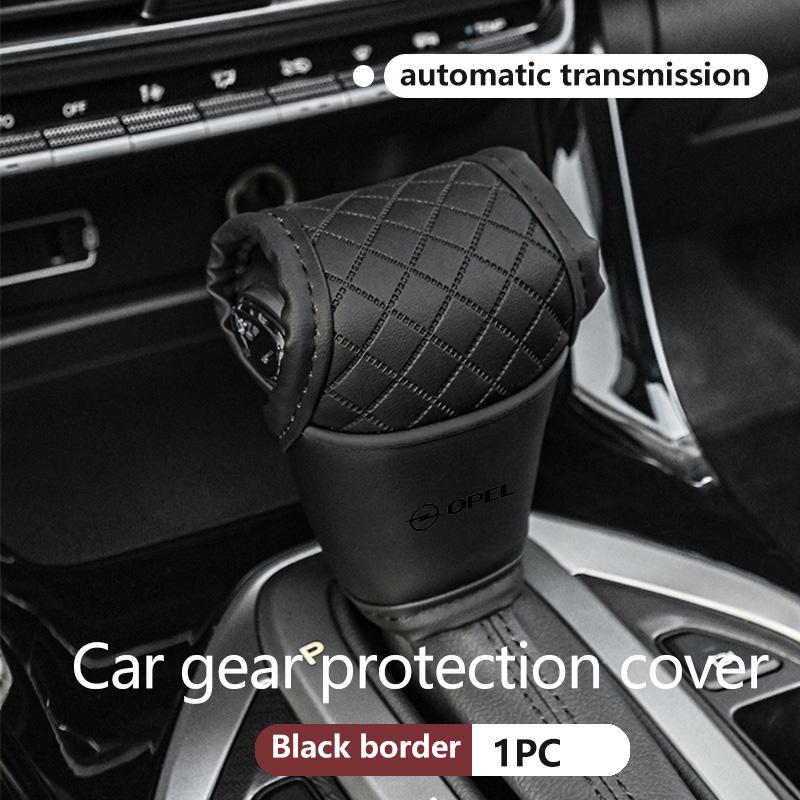 For Opel Car Styling Shift Handle SGSWT4 Cover Leather Non-slip Automatic Gear Sheath Accessories OPC Astra J H G K Insignia Corsa D B