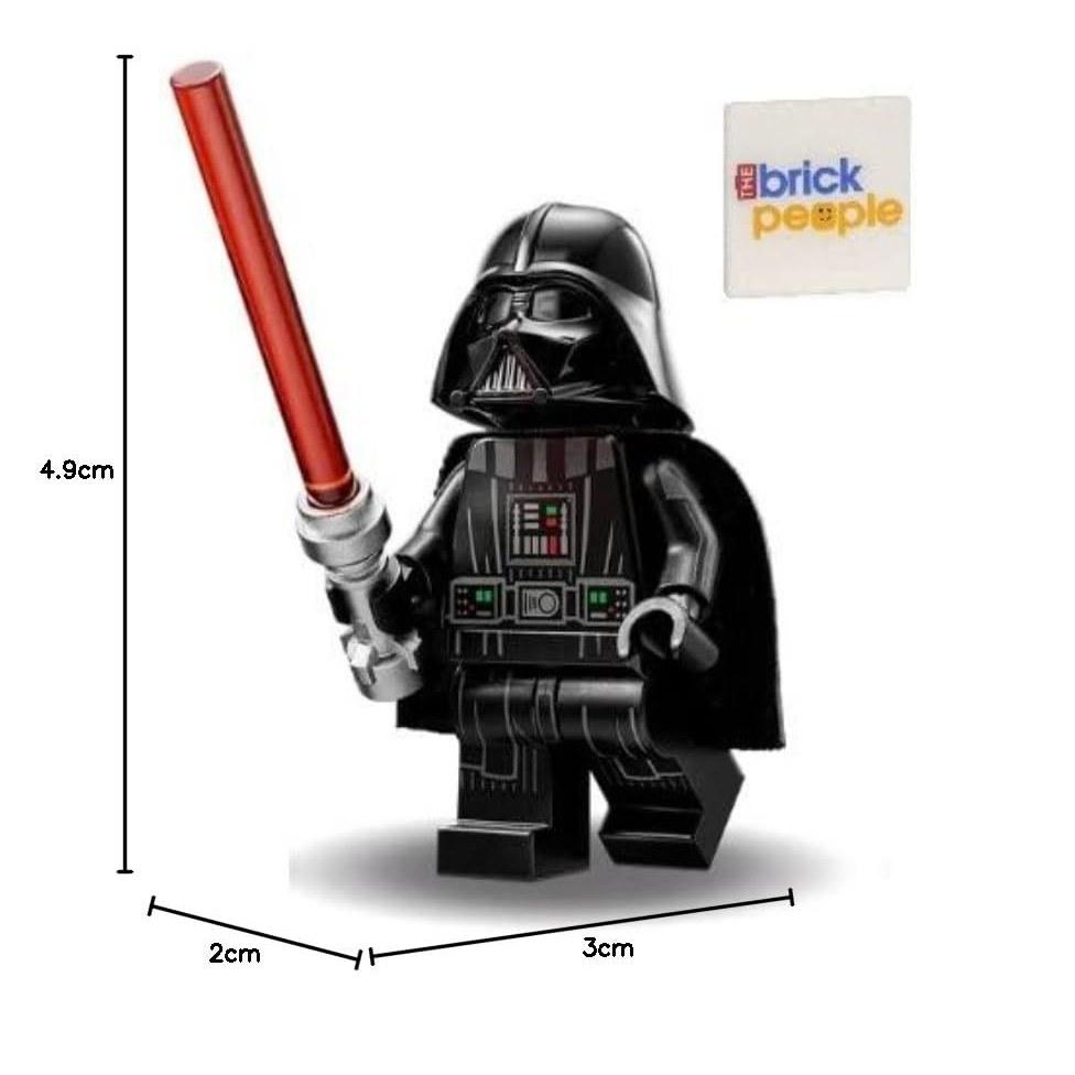 Минифигурка LEGO Star Wars Дарт Вейдер Световой меч Дополнительный черный плащ