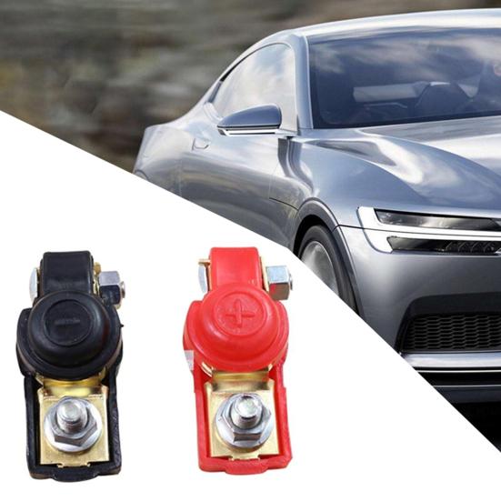 2 шт., отрицательные, положительные, авто, лодка, грузовик, фургон, аккумуляторные зажимы, зажимы