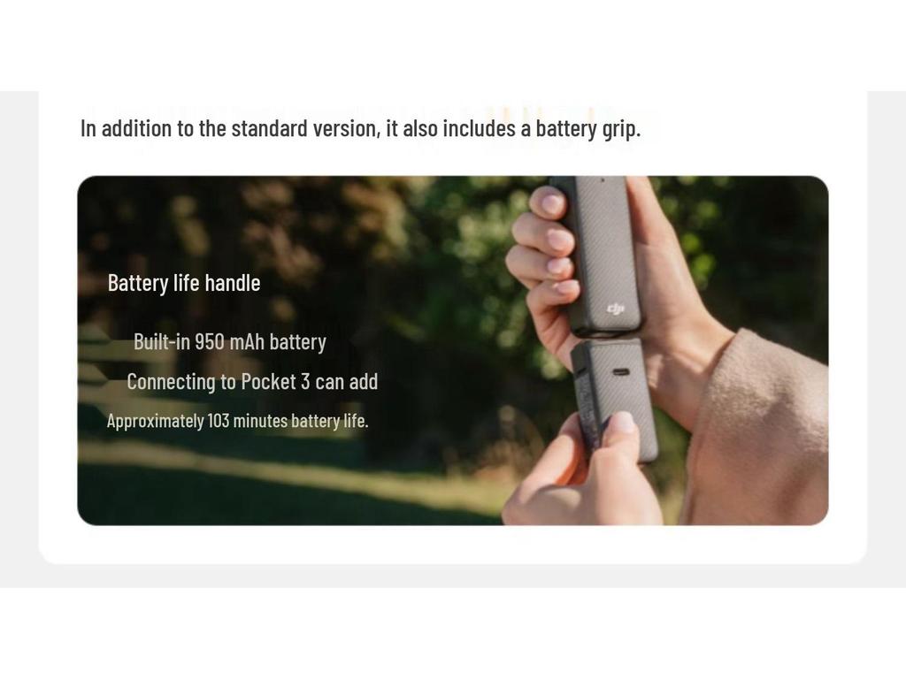 DJI Pocket 3 Handheld HD Gimbal Vlog Camcorder