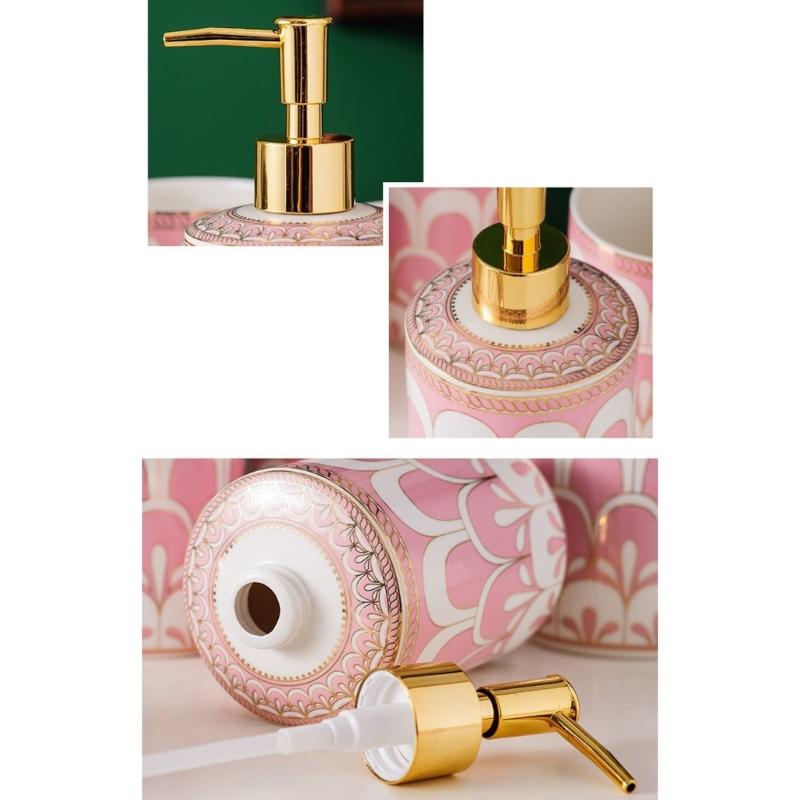 Soap Pump Bottle Bathroom Countertop Liquid Soap Dispenser for Bath Sink, Powder Room, and Guest Bath Hand Wash Use Daily