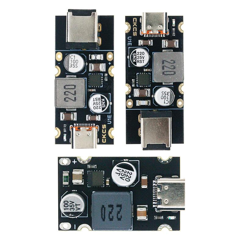 Модуль адаптера быстрой зарядки Pd65W Интерфейс Type-C Usb Поддержка Pd3.1 Qc3.0 Scp Pps Модуль быстрой зарядки Понижающий модуль