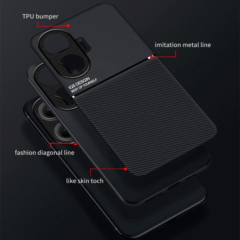 Rugged Non-Slip Protective Case for Xiaomi Poco F7 5G Cover Built-in Magnetic Suction Holder Coque Fundas Capa