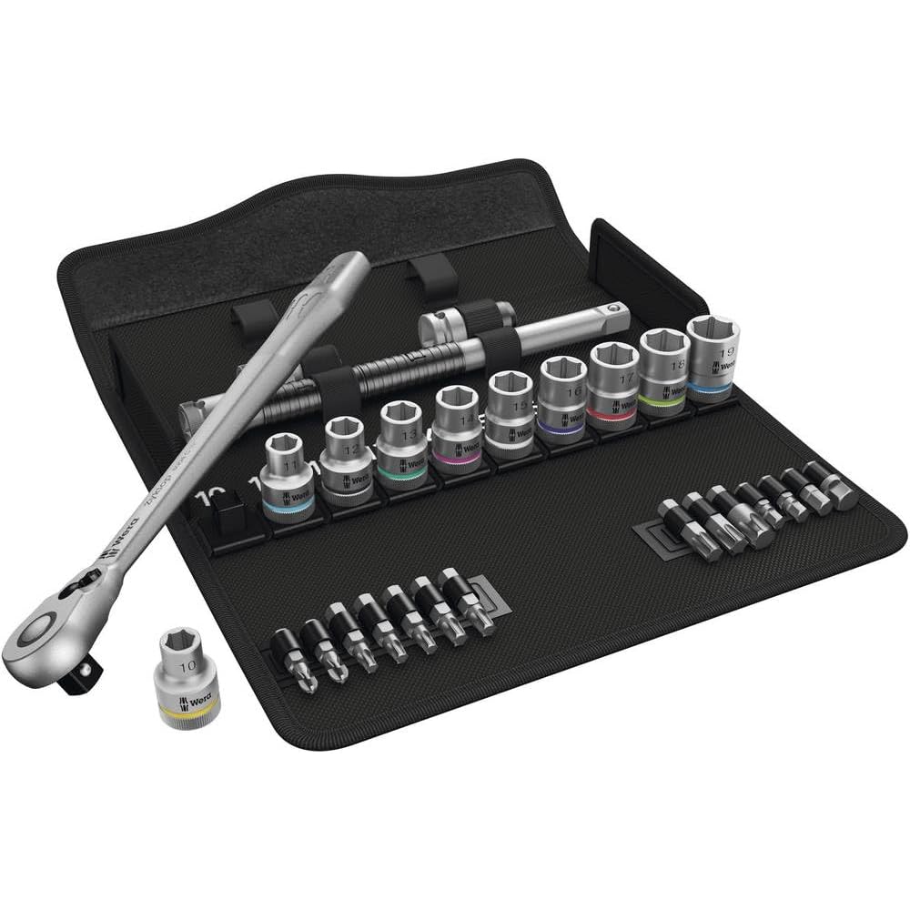 Wera 8100SC8 Cyclop Ratchet Metal Set 1/2 Inch 004078