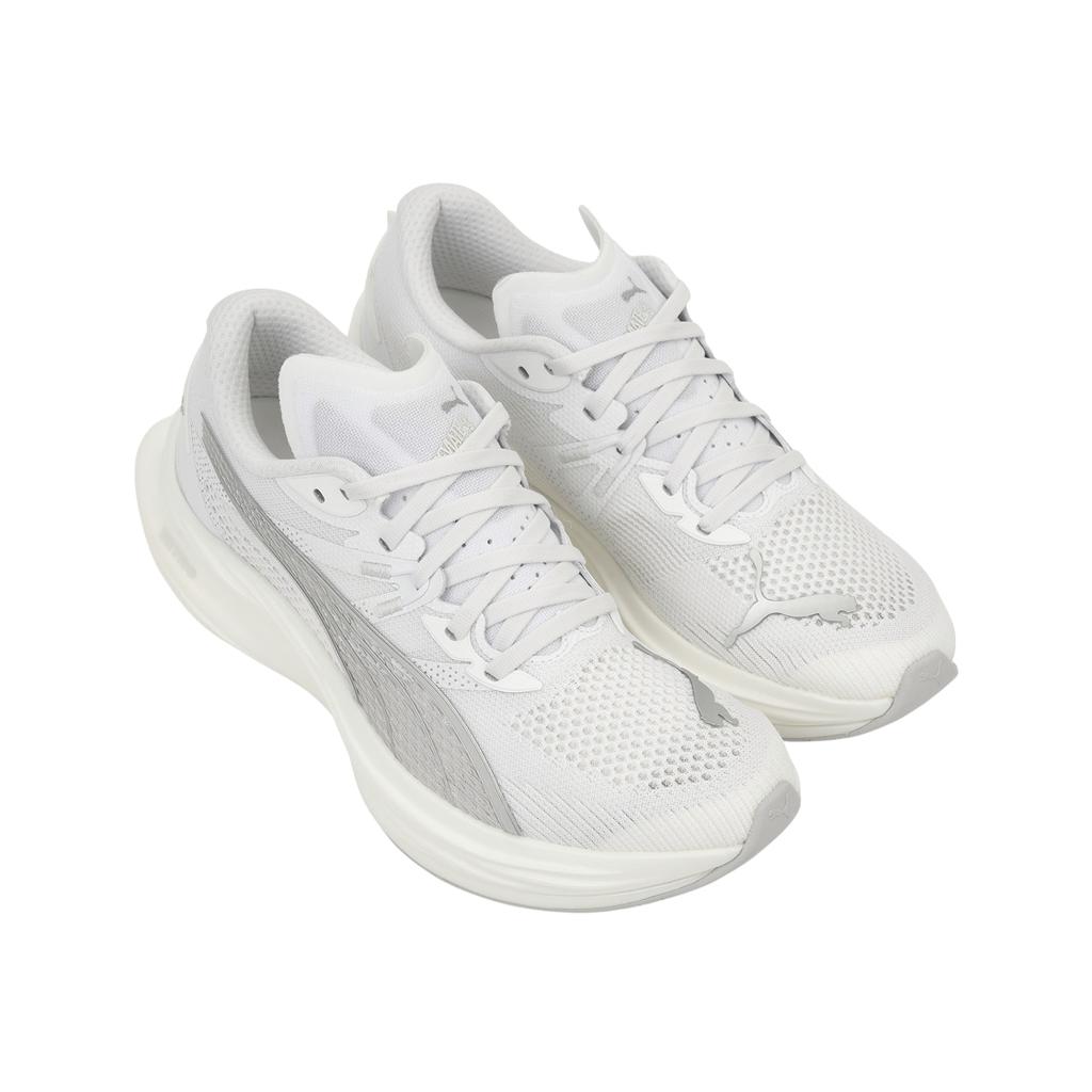 Puma Кроссовки Deviate Nitro 3 White Feather Grey Мужские Серебро 309707-10
