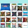 Уютная наволочка на подушку в стиле Roblox для декора дивана и автомобиля