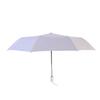Biggdesign Moods Up Light Gray Automatic UV Umbrella, Windproof, Quick-Drying, Compact Size For Bags