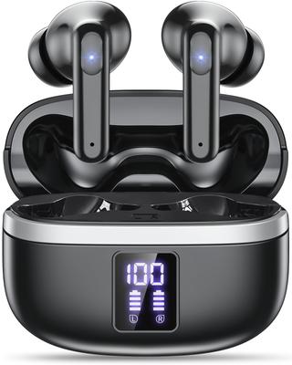 Беспроводные Bluetooth-наушники Bluetooth для LED Беспроводные Быстрые Удобные До 48 часов Глубокие Автоматическое Сенсорное Управление Идеально для и Школы Передовые