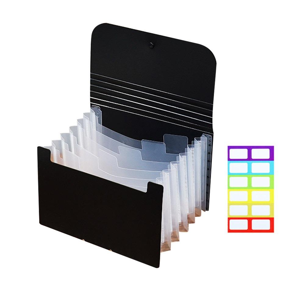 Large Capacity Organ Bag 7 Layer File Pouch Portable A6 File Folder