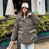 Winter New Cotton-padded Clothes Hooded Women's Versatile Fashion Loose Cotton-padded Jackets