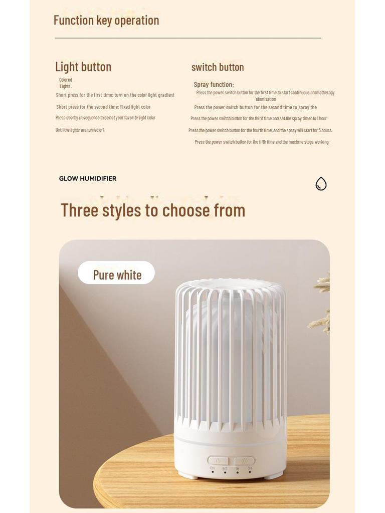 Ультразвуковой ароматерапевтический увлажнитель воздуха с дистанционным управлением Wood Grain