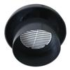 First plast - cdvm140a-y - cdvm140a chapeau de ventilation tete salateur avec filet, ardoise, diametre interieur 140 mm