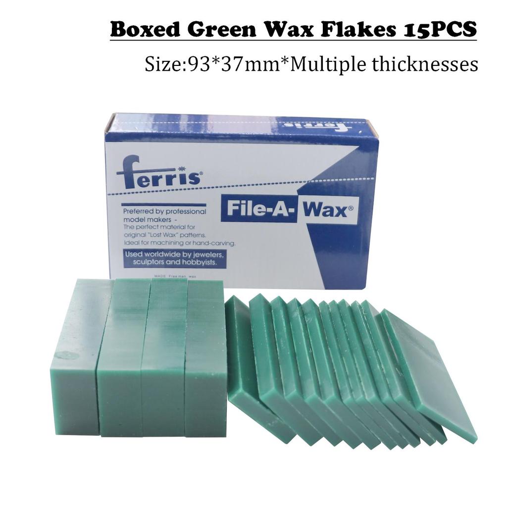 Ferris Carving Wax Block Blue/Green Jewelry Wax Engraving Working Wax Model Design