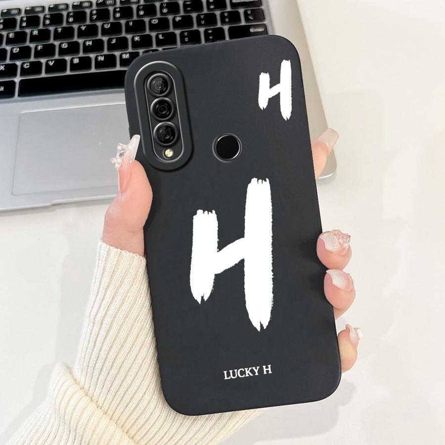Для Huawei Y9 Prime 2019 STK-L21 Чехол Счастливой буквой от A до Z Расписной Мягкий Силиконовый Защитный Задний Чехол Для HuaweiY9 Y 9s 2019 Capa