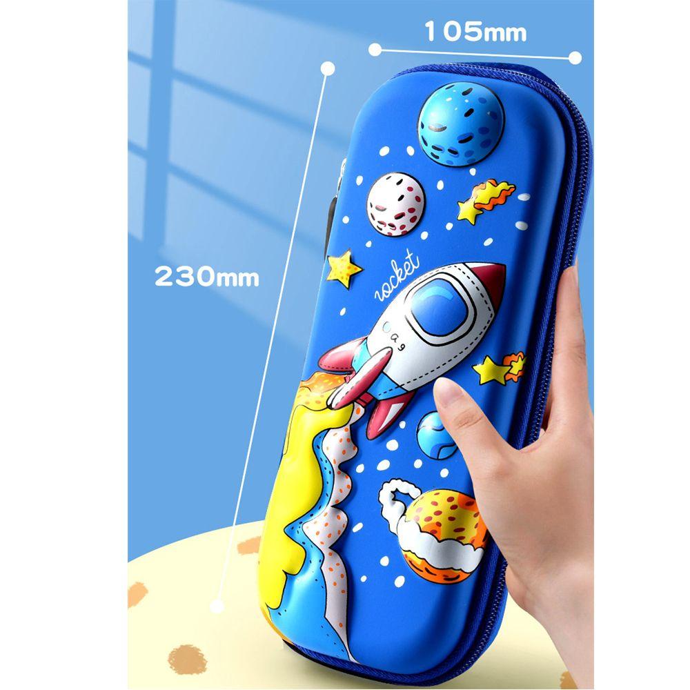 Gift for School Kids Stress Relief Squeeze Toy Push Bubble 3D Pencil Case Fidget Toys Cartoon
