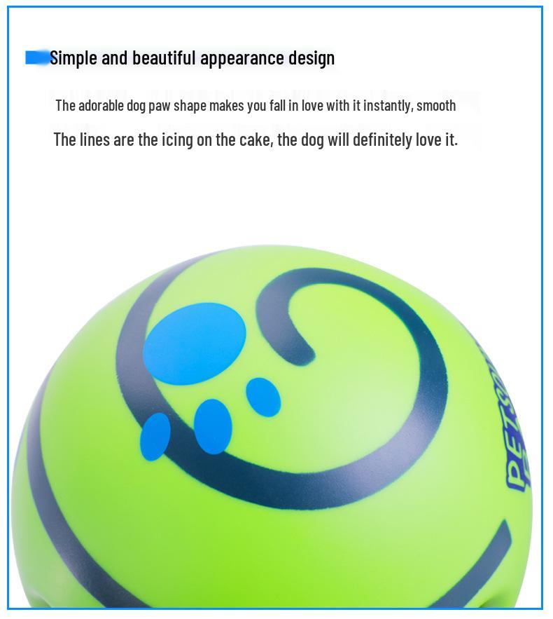 Виниловый мяч для собак, устойчивый к укусам, со звуком для самостоятельной игры - Идеально подходит для золотистых ретриверов и бордер-колли