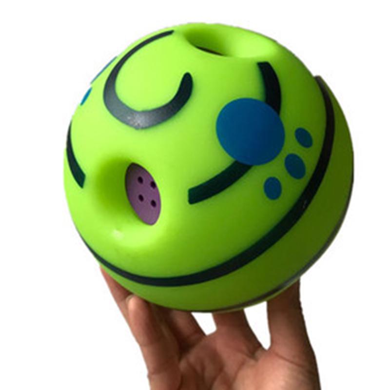 Pet Wobble Wag Giggle Ball Собака Играет Тренировочные игрушки Горячие без вреда со забавным звуком