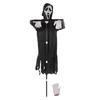 Scream Scarecrow Polyester PVC with Detachable Pole Garden Ghostface Decoration for Halloween Rural