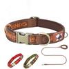 Polyester Webbing Dog Collar Quick Release Alloy Insert Buckle Pet Dog Collar Special for Large  Medium and Small Dogs