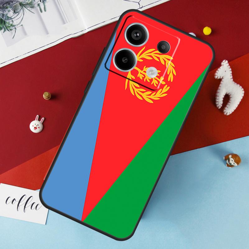 Чехол с флагом Эритреи для Xiaomi Redmi 12 13C 12C 10C 9C Redmi Note 13 9 10 11 12 Pro 9S 10S 11S 12S Cover