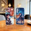 Чехол для телефона с аниме Кирито и Асуна для Samsung A10, 12, 20, 21S, 30, 31, 40, 50, 51, 52, 70, 71 Прозрачный чехол
