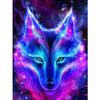 DIY 5D Diamond Painting Full Round Animal Diamond Embroidered Wolf Cross Stitch Mosaic Kit Bedroom Decoration