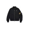 Casual Sport Full Zip Flight Jacket Autumn Men Jacket Black DN3406-010