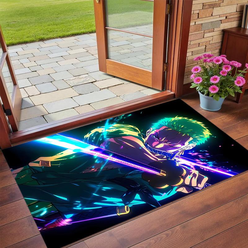 Anti‑Slip Crystal Velvet Floor Rug, One Piece Design Carpet for Indoor Living Bedroom Home Decoration