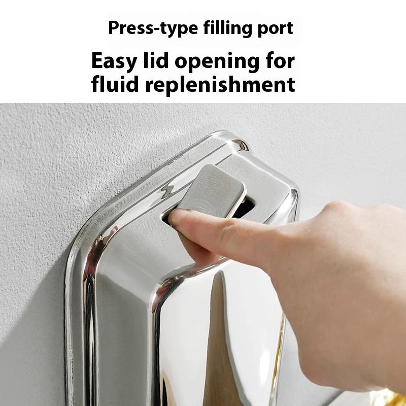 Duoyi Modern Wall-Mounted 304 Stainless Steel Foam Soap Dispenser with 1 Year Warranty for Hotel Toilet and Bathroom Use