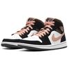 Air Jordan 1 Mid SE Peach Mocha Женские кроссовки Черный Белый Абрикос DH0210-100