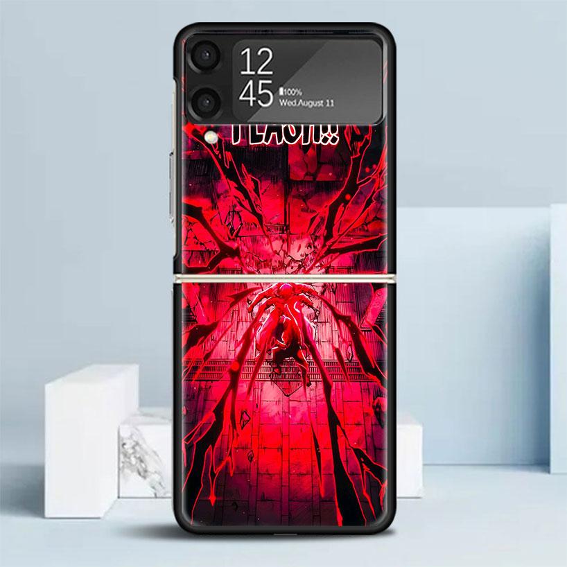 Чехол для телефона Kaisen J-Jujutsu Sukuna Mahoraga для Samsung Galaxy Z Flip7 Flip6 5G Flip5 Flip4 Flip3 ZFlip 7 6 3 4 5 Ударопрочный Bac