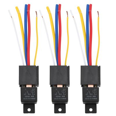 3 шт. DC12V 80A Светодиодное реле-мигалка Водонепроницаемое Ударопрочное 5?Реле указателя поворота автомобиля