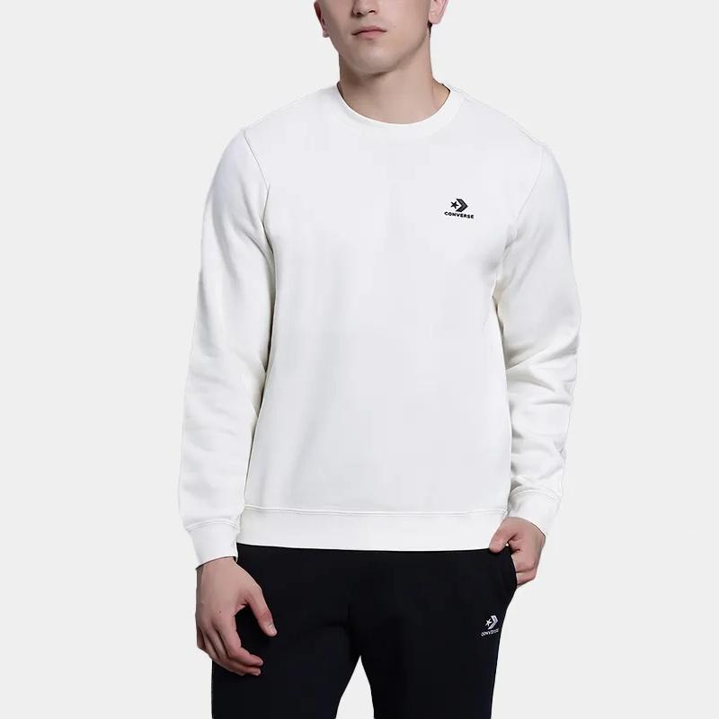 Converse Star Chevron Crew Sweatshirt Asia Sizing 'Beige' Men's 10024510-A11
