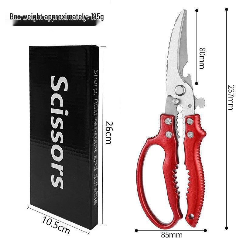 Многофункциональные кухонные ножницы из нержавеющей стали для курицы, рыбы и барбекю