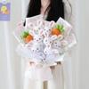 Вязаный вручную кролик крючком цветок молочный хлопок искусственные цветы букет ко Дню учителя