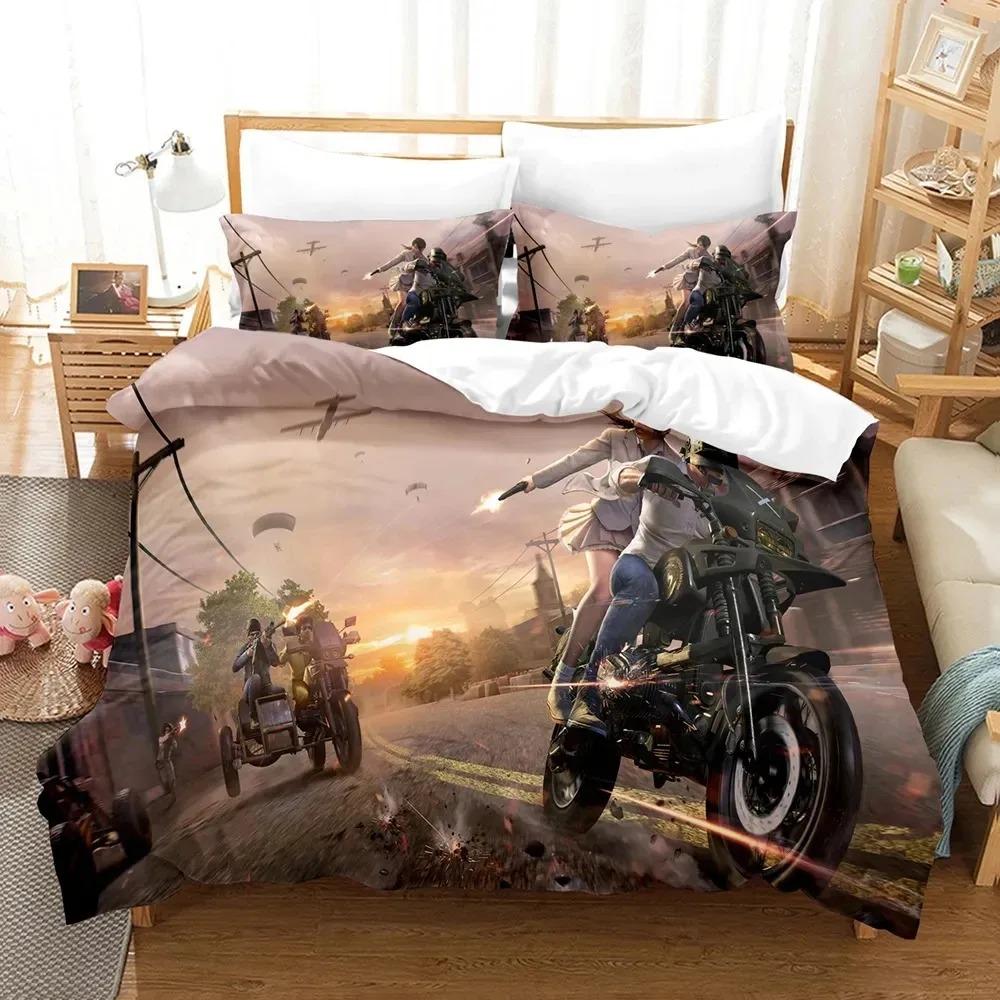 3D-принт игра Battlegrounds PUBG комплект постельного белья для мальчиков и девочек Twin Queen Size пододеяльник наволочка кровать для мальчиков и взрослых домашний текстильтекстиль