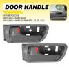 2x Ручки двери Иде Внутренние Левая Сторона водителя Серый Для 2002-06 Toyota Camry K