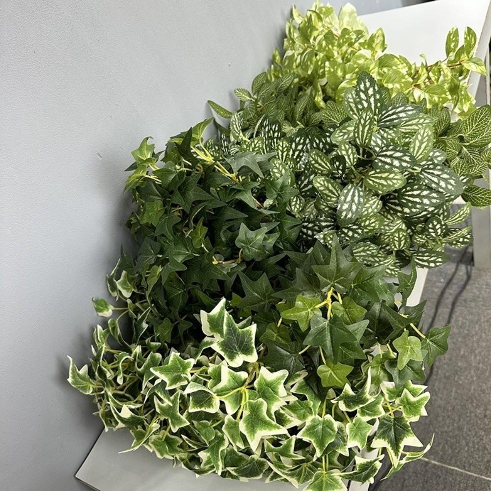 8 Heads Fake Plastic Plants Realistic Faux Plants Simulation Greenery Home Living Room Decor