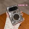 Feather-Style All-in-One PC Phone Case With Electroplated Hinge Mirror Stand Wrist Strap Pura X Max Foldable