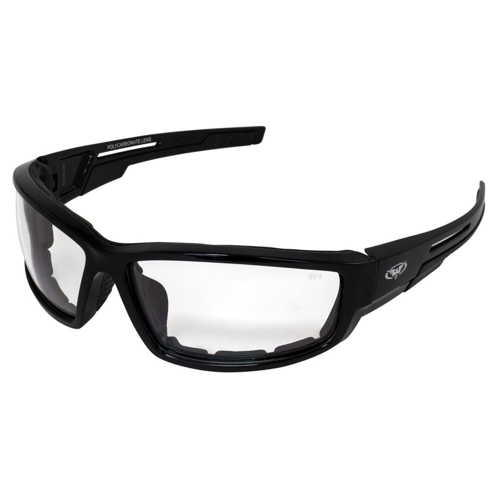 Мотоциклетные солнцезащитные очки Global Vision Sly с мягкой подкладкой, черная оправа (чистый)