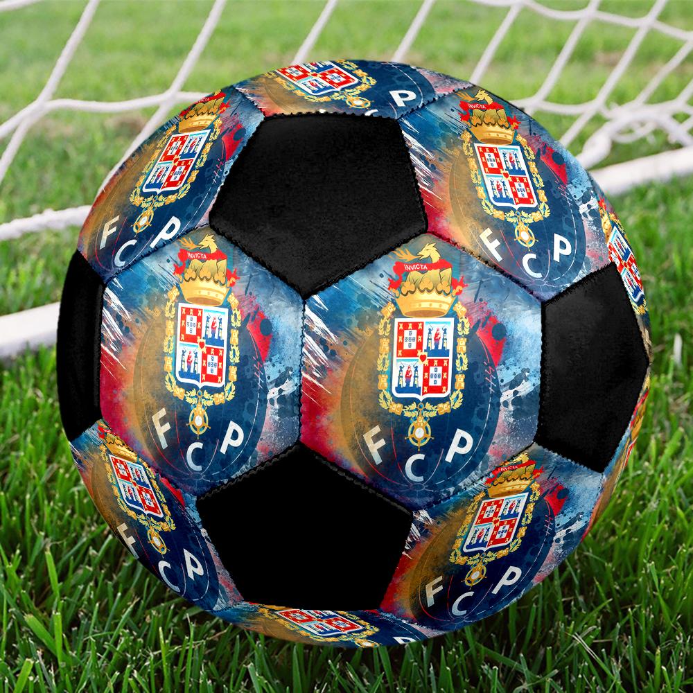 SIZE 5 Futebol Clube do Porto Soccer Ball Colorful All Ages Machine Stitched PVC Competition Ready Durable High-Bounce