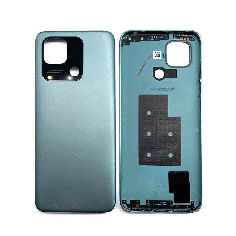 Задняя крышка для Xiaomi Redmi 10C, Крышка аккумулятора, Корпус